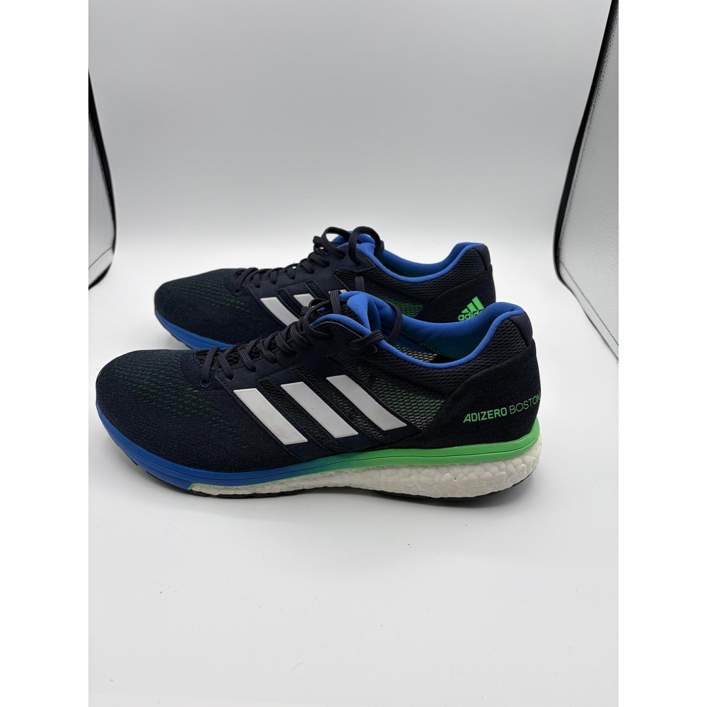Adidas Adizero Boston 7 Running Shoes Mens Size 13 Blue Green BB6536